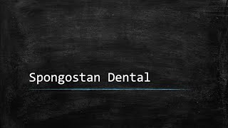 Spongostan Dental [upl. by Nuahsyt]