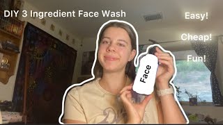 simple face wash recipe I budget DIY I easy and fun [upl. by Ihana]