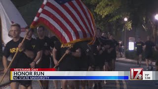 NC State hosts annual Honor Run [upl. by Ahsemrak]