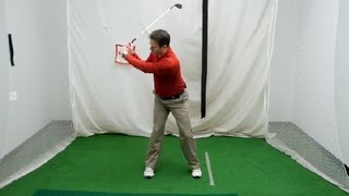 Golf Drill for Getting the Weight to the Front Foot  Golf Swing Tips [upl. by Barmen]