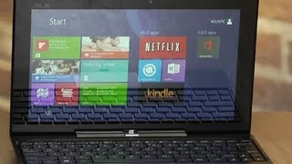 Asus Transformer Book T100 is a netbookmeetstablet with tremendous budget appeal [upl. by Weihs]