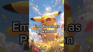 Emotions as Pokémon shorts aiart midjourney emotion pokemon pokémon [upl. by Avevoneg]