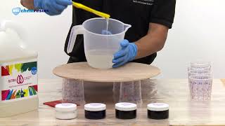 How to use UltraCast XT epoxy art resin for resin art projects [upl. by Llatsyrk]