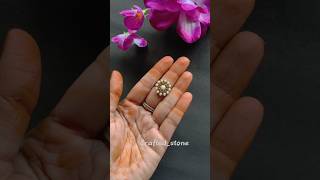 Diy fingerring handmade trending fingerringrs rings shorts youtubeshortsdiyytshortring yt [upl. by Ewart91]