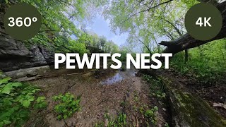 360° of Pewits Nest Wisconsin VR 4K RAIN AMBIANCE [upl. by Adierf]