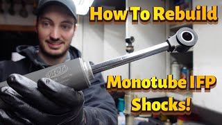 How To Rebuild A Monotube Internal Floating Piston ATVSnowmobile Shock [upl. by Yroj474]