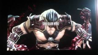 MK9 Mortal Kombat 2011 Shao Kahn Fatality New Shao Kahn FATALITY Gameplay [upl. by Arrio]