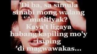 KAHIT NA Lyrics  SHARON CUNETA [upl. by Kcoj]