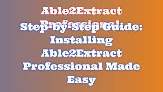 Installing and Downloading Able2Extract Professional Made Simple License Code CHSCEHB [upl. by Tolkan]