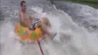 Hurricane Fay street tubing crash [upl. by Netaf161]