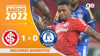 INTERNACIONAL 1 X 0 AIMORÉ  MELHORES MOMENTOS  10ª RODADA DO CAMPEONATO GÁUCHO 2022  geglobo [upl. by Anatniuq519]