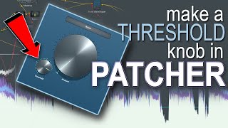 Patcher Tutorial  How to add a threshold knob to your plugin [upl. by Noella583]