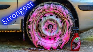 Turtlewax Hybrid Solution Hyper Foam Wheel Cleaner amp Tire Prep [upl. by Yhtommit467]