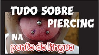 CUIDADOS PIERCING NA PONTA DA LINGUA [upl. by Onitsuj]