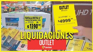 LIQUIDACION de PANTALLAS en Soriana OUTLET  La tienda de REMATES con 99 de DESCUENTO [upl. by Bates899]