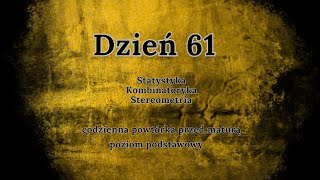 61 dzień  Codzienna powtórka przed maturą  podstawa [upl. by Reamonn]