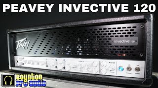 Peavey Invective 120  Metal to Clean [upl. by Ynavoj571]