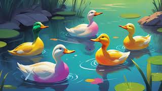 The Ducks Go Waddling  Count Up To Ten  Super Simple Songs kidssongs nurseryrhymes ducks 2024 [upl. by Bergstein]