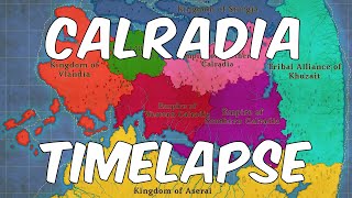 Fantasy Map Simulator Timelapse  Calradia Custom Map [upl. by Schilit]