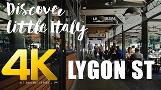 Explore Melbourne  Lygon Street  Melbournes Little Italy  DJI OSMO POCKET [upl. by Erodisi936]