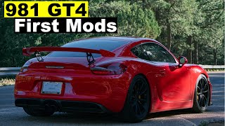 First Modifications On My Porsche 981 GT4 [upl. by Feeley]