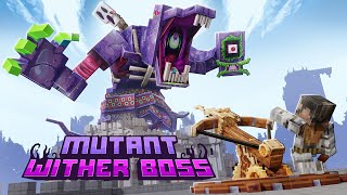 Mutant Wither Boss  Minecraft Marketplace Map Trailer [upl. by Aseek]