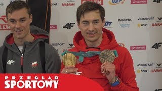 KAMIL STOCH pokazał wielką klasę Przyłożył swój medal do Piotra Żyły [upl. by Cornie]