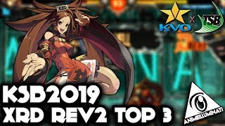 KSB2019 KVO x TSB 2019  Guilty Gear Xrd REV 2 feat Omito Bashou Rozu TOP 3 [upl. by Rocker494]