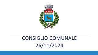 Consiglio Comune Castelnovo 26112024 Parte 2 [upl. by Radie]