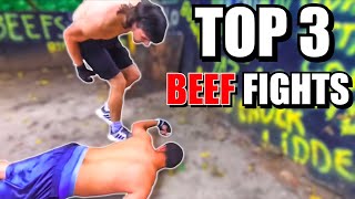 TOP 3 Beefs Fights that got Solved in the Ring [upl. by Analra]