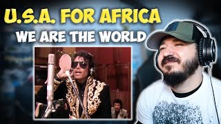 USA FOR AFRICA  We Are the World  FIRST TIME REACTION [upl. by Hessney]