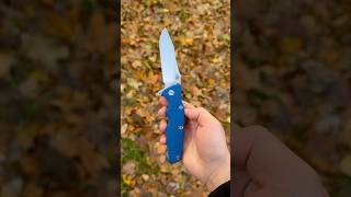 Rick Hinderer Eklipse 35 Slicer Hollow Grind Stonewash Blue G10 S45VN [upl. by Atiekan512]