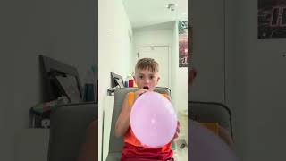 Blowing yo balloon till it pops [upl. by Bilek857]