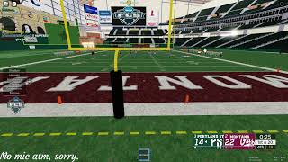 ROBLOX NCAAF FCS Season 1 Playoffs Montana vs Portland State [upl. by Tattan196]