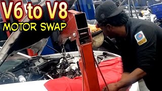 Heres the truth about the V6 to V8 Motor Swap 36 Pentastar to the 57 Hemi [upl. by Carce920]