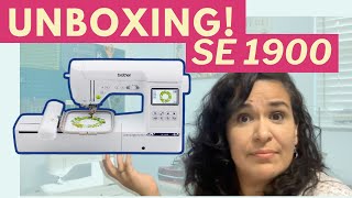 Unboxing Brother SE1900 Sewing amp Embroidery Machine [upl. by Paco292]