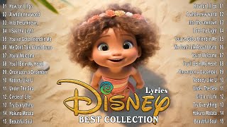 Walt Disney Songs Collection with Lyrics 2024 🛕 The Most Romantic Disney Songs  Disney Soundtracks [upl. by Frere]