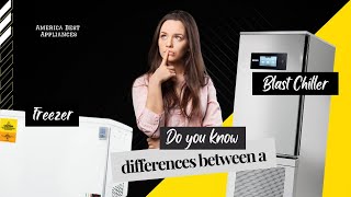 Do you know the differences between a blast chiller and a freezer [upl. by Ydnahs]