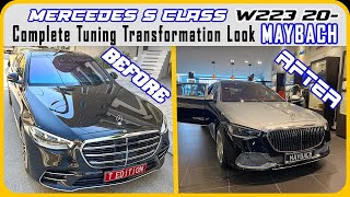 Mercedes S Class w223 retrofit to MAYBACH by Tolias Edition [upl. by Ceevah337]