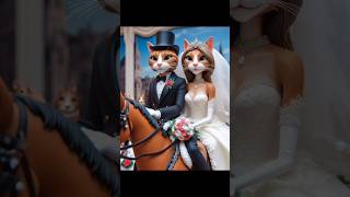 Wedding day cat catmeow catlover youtubeshorts meow meowsmano catlover weddingdress [upl. by Dilaw]