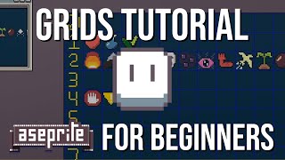 How to Use the Grid for Spritesheets and Tilemaps in Aseprite [upl. by Idram]