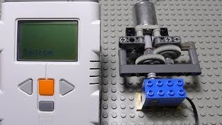 LEGO Motor Speed Meter by NXT and RCX Rotation Sensor [upl. by Bohaty415]