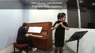 Flute ABRSM Grade 6 from 2022 C1 Henri Busser Les ecureuils The Squirrels [upl. by Presber]