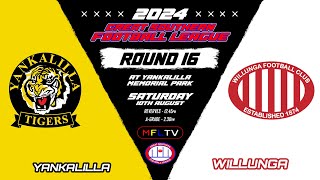 GSFL  Round 16  Reserves  Yankalilla Vs Willunga At Yankalilla Memorial Park Part 1 [upl. by Aihtebat777]