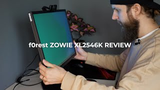 f0rest Reviews  ZOWIE XL2546K Gaming Monitor [upl. by Sellihca554]