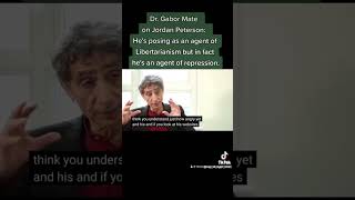 Dr Gabor Maté Talking About The Pros amp Cons of Jordan Peterson angermanagement [upl. by Bazil]