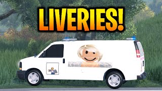 HOW TO ADD CUSTOM LIVERIES FOR FREE IN LIBERTY COUNTY FULL CUSTOMIZATION ERLC Guide [upl. by Obbard]