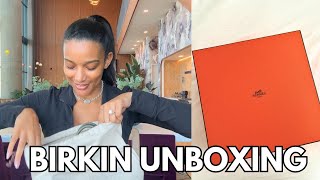 HERMES BIRKIN UNBOXING [upl. by Asli416]