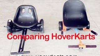 Unboxing amp Comparing HoverKarts turn you hoverboard into a GoKart with Koowheel [upl. by Range705]