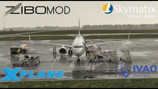 Shannon to Southampton  Zibo mod v40226 [upl. by Kcoj555]